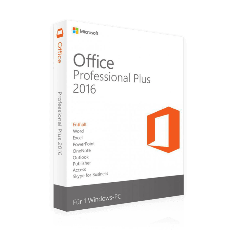 Microsoft Office 2016 Professional | Versione completa