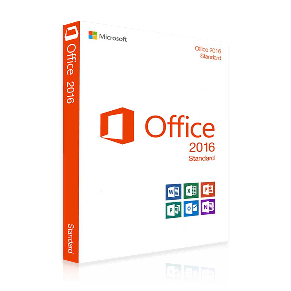 Microsoft Office 2016 Standard | 32 e 64 bit | 1 PC