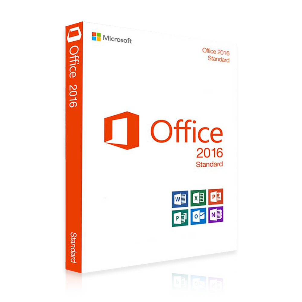 Microsoft Office 2016 Standard | 32 e 64 bit | 1 PC